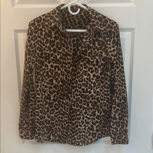 BCBGMaxAzria Animal Print Blouse
